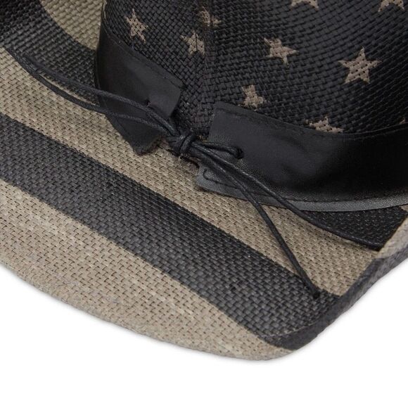 Star-Studded Black Cowboy Hat - Picture 7 of 8